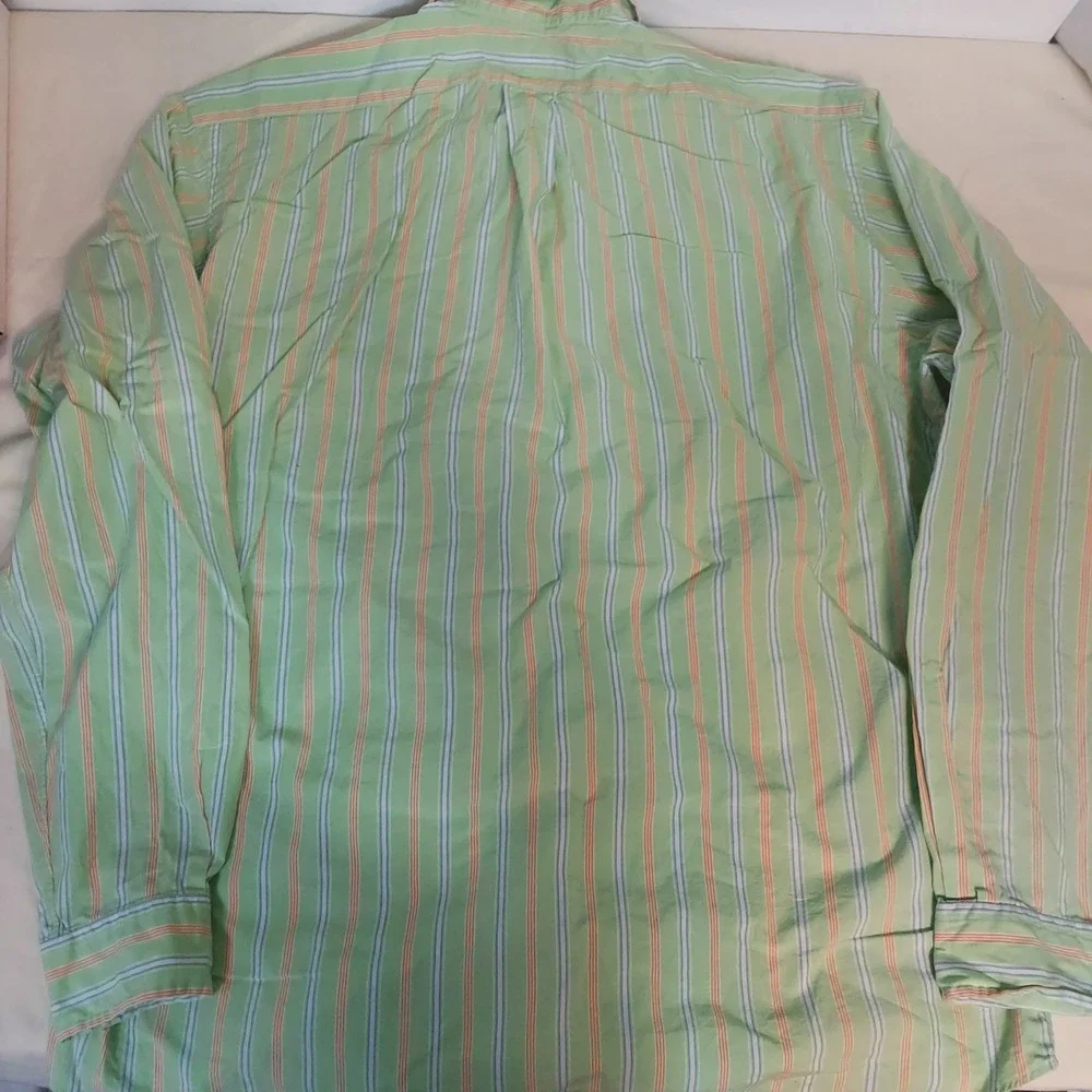 Ralph Lauren Classic Fit Striped Button Down Shirt Mens 15 1/2 34/35‎